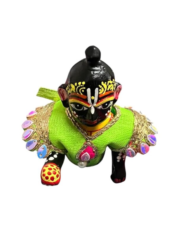 RITUALSNSTYLE Kanha Ji Poshak at Rs. 349 /Dress for Laddu Gopal, Size-2, Made of Premium Fabric, Traditional for | Home | Office | Festivals - Image 3