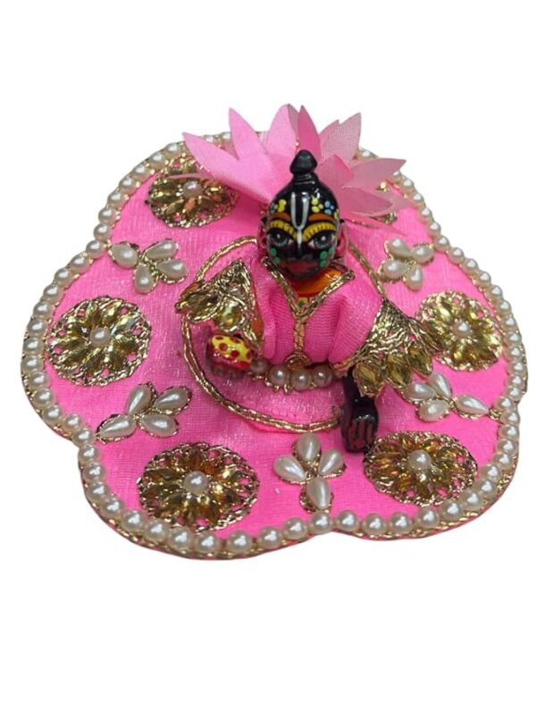 RITUALSNSTYLE Kanha Ji Poshak|Laddu Gopal Poshak|Thakur Ji Dress|Traditional Dress Made of Premium Fabric for Laddu Gopal JI|Dress for Krishna Ji Perfect for Festivals|Home|Office(Size 1) - Image 3