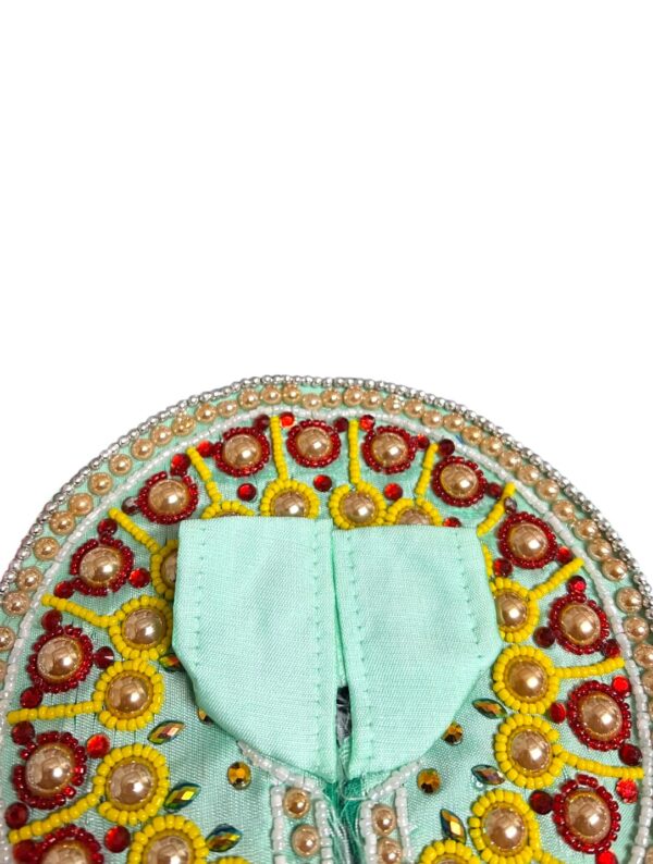 RITUALSNSTYLE Kanha Ji Poshak|Laddu Gopal Poshak|Thakur Ji Dress|Traditional Dress Made of Premium Fabric for Laddu Gopal JI|Dress for Krishna Ji Perfect for Festivals|Home|Office(Size 1) - Image 5