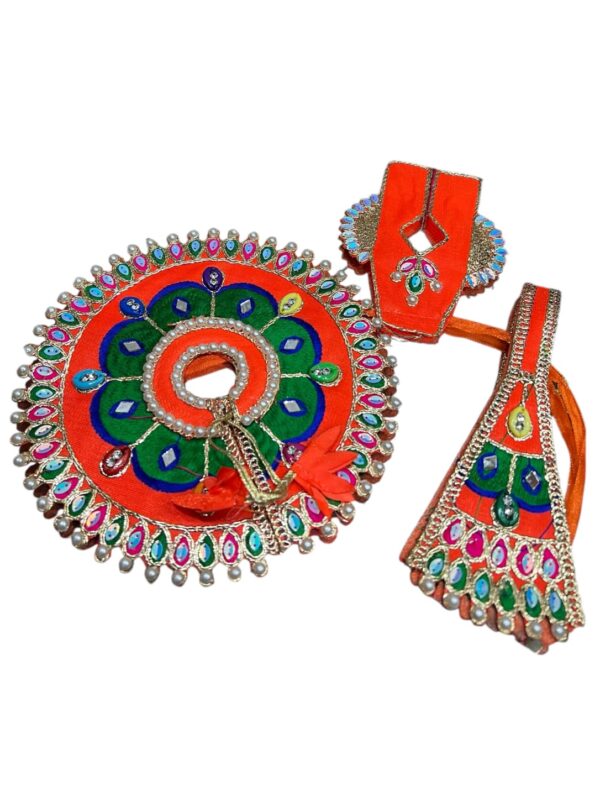 RITUALSNSTYLE Kanha Ji Poshak - Size 3 Number | 6-Inch Traditional Dress for Laddu Gopal | Perfect for Festive and Daily Worship - Image 2
