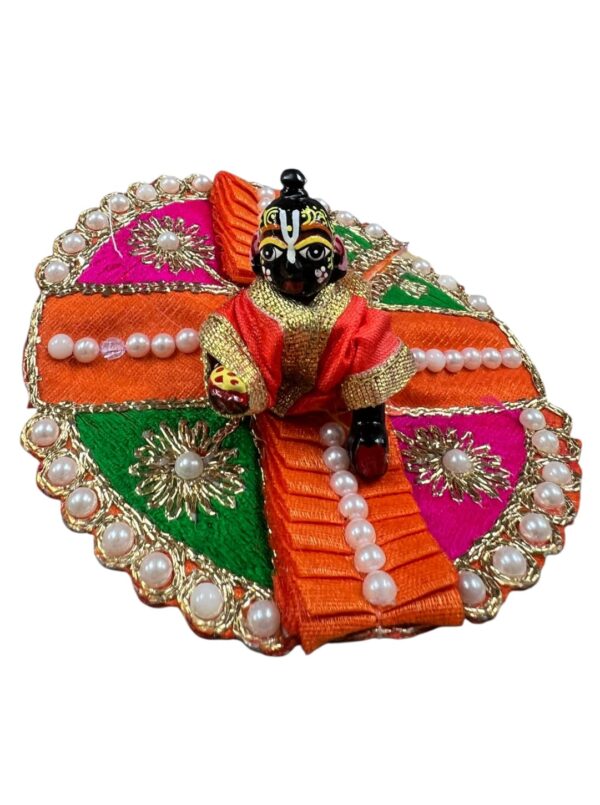 RITUALSNSTYLE Kanha Ji Poshak at Rs. 199 /Tailored Traditional Dress for Laddu Gopal (Size 0) | Ideal for Pooja & Festivals - Image 5