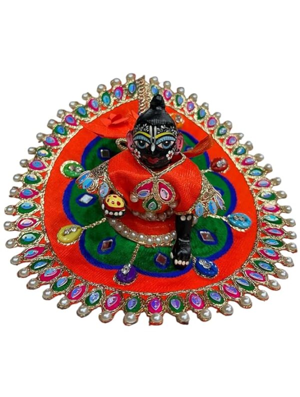 RITUALSNSTYLE Kanha Ji Poshak - Size 3 Number | 6-Inch Traditional Dress for Laddu Gopal | Perfect for Festive and Daily Worship - Image 6