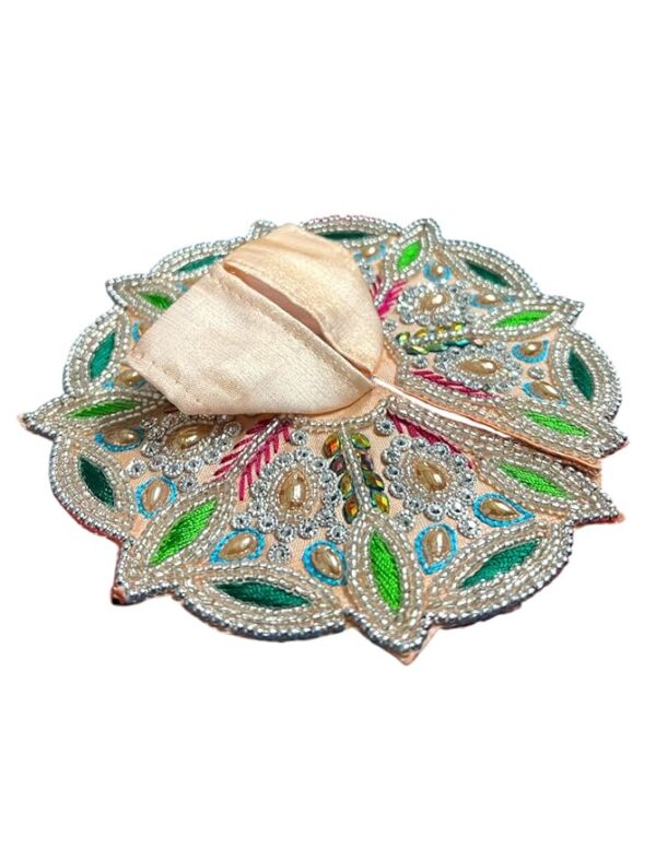 RITUALSNSTYLE Kanha Ji Stylish Poshak|Laddu Gopal Poshak|Thakur Ji Dress|Traditional Dress Made of Premium Fabric for Laddu Gopal JI|Dress for Krishna Ji Perfect for Festivals|Home|Office(Size-2) - Image 4