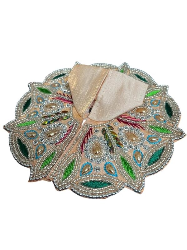 RITUALSNSTYLE Kanha Ji Stylish Poshak|Laddu Gopal Poshak|Thakur Ji Dress|Traditional Dress Made of Premium Fabric for Laddu Gopal JI|Dress for Krishna Ji Perfect for Festivals|Home|Office(Size-2) - Image 2