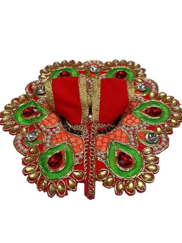 RITUALSNSTYLE Kanha Ji Poshak|Laddu Gopal Poshak|Thakur Ji Dress|Traditional Dress Made of Premium Fabric for Laddu Gopal JI|Dress for Krishna Ji Perfect for Festivals|Home|Office(Size-2) - Image 4