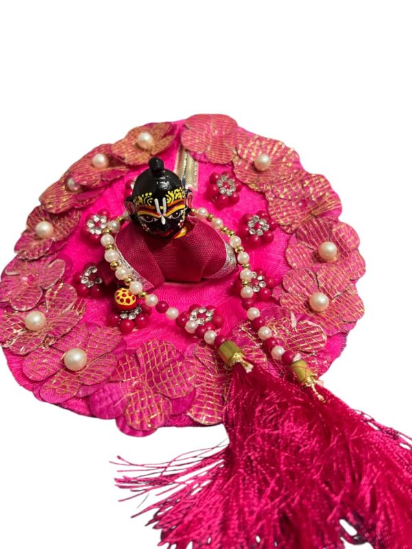 RITUALSNSTYLE Elegent Kanha Ji Poshak with Mala|Laddu Gopal|Thakur Ji Dress|Traditional Dress Made of Premium Fabric for Laddu Gopal JI|Dress for Krishna Ji Perfect for Festivals|Home|Office(Size-2)