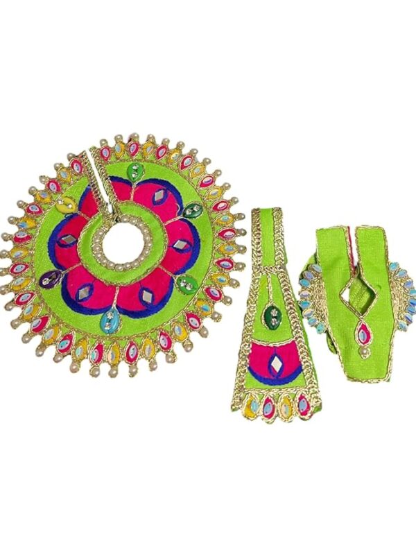 RITUALSNSTYLE Kanha Ji Poshak at Rs. 349 /Dress for Laddu Gopal, Size-2, Made of Premium Fabric, Traditional for | Home | Office | Festivals - Image 4