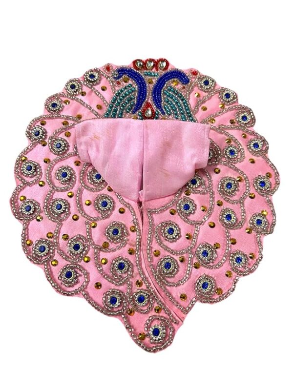 RITUALNSTYLE Attractive Kanha ji/Poshak/Pagdi, Size-2, Made of Silk Cloth,Traditional for |Home | Office | Festivals, Elegant & Traditional - Image 6