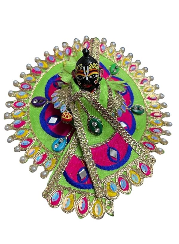 RITUALSNSTYLE Kanha Ji Poshak|Dress for Laddu Gopal, Size-2, Made of Premium Fabric, Traditional for | Home | Office | Festivals