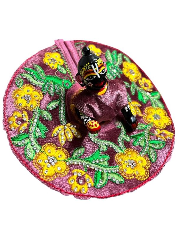 RITUALSNSTYLE Kanha Ji Poshak|Laddu Gopal Poshak|Thakur Ji Dress|Traditional Dress Made of Premium Fabric for Laddu Gopal JI|Dress for Krishna Ji Perfect for Festivals|Home|Office(Size-2) - Image 4