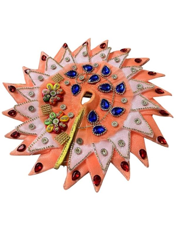 RITUALNSTYLE Kanha ji/Thakur Ji Dress/Poshak/Pagdi, Size-4, Made of Silk Cloth,Traditional for |Home | Office | Festivals