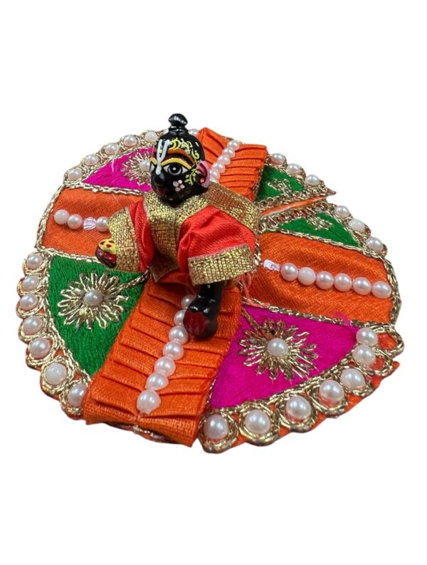 RITUALSNSTYLE Kanha Ji Poshak at Rs. 199 /Tailored Traditional Dress for Laddu Gopal (Size 0) | Ideal for Pooja & Festivals - Image 4