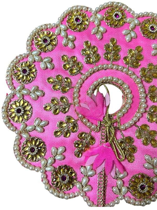 RITUALSNSTYLE Kanha Ji Poshak|Laddu Gopal Poshak|Thakur Ji Dress|Traditional Dress Made of Premium Fabric for Laddu Gopal JI|Dress for Krishna Ji Perfect for Festivals|Home|Office(Size 1) - Image 2
