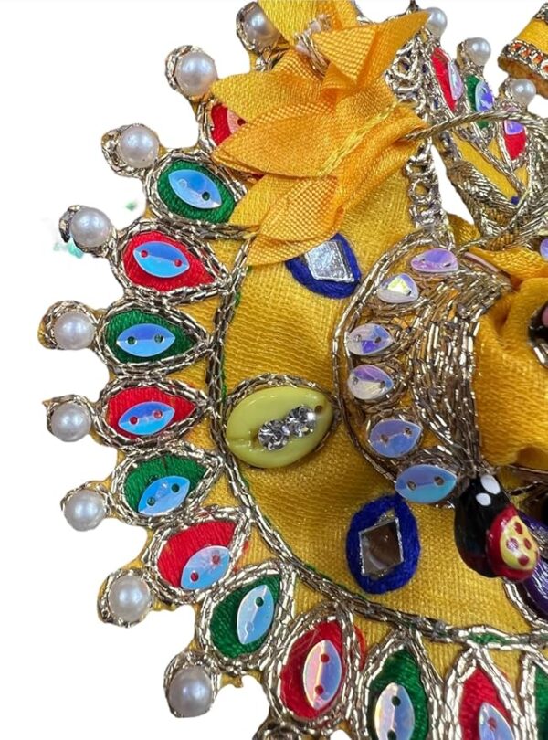 RITUALSNSTYLE Kanha Ji Poshak at Rs. 299 /Traditional Dress for Laddu Gopal (Size 0) | Perfect for Festivals & Daily Pooja - Image 3