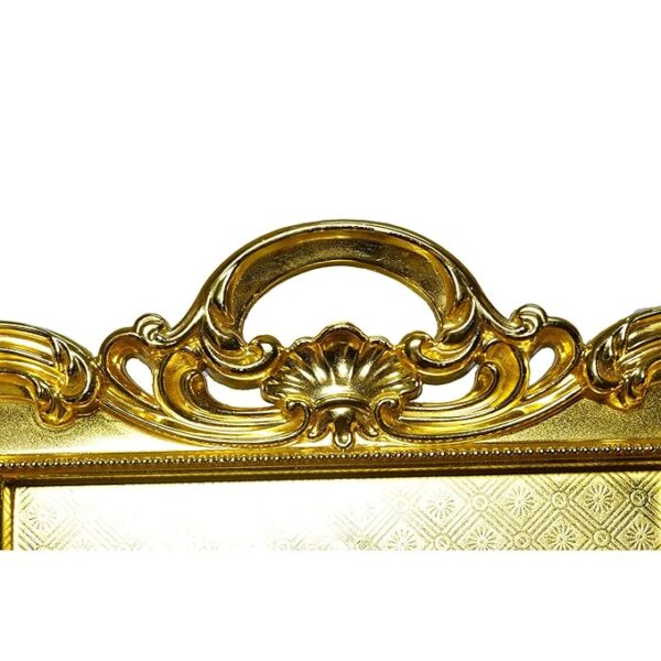 RITUALSNSTYLE Tray for Home | Office | Hotels, Metal Gift Hamper Tray|Elegant Golden Color|Ideal for Presenting Gifts, Treats, and Hampers|Perfect for Special Occasions and Celebrations 19 Inch - Image 3