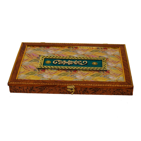 Wooden Dry Fruit Box With Cardboard Container | Dry Fruit Box For Gifting | Perfect For Special Occasions Like | Birthdays | Festivals | Corporate Gifting | Marriage Gifting | Premium Dry Fruit Packaging | Eco-Friendly Box | Dry Fruit Storage Box With Lid(12*18 Size) - Image 2