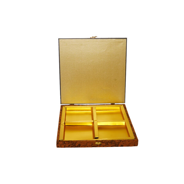 Wooden Dry Fruit Box With Cardboard Container | Dry Fruit Box For Gifting | Perfect For Special Occasions Like | Birthdays | Festivals | Corporate Gifting | Marriage Gifting | Premium Dry Fruit Packaging | Eco-Friendly Box | Dry Fruit Storage Box With Lid (13*13 Size) - Image 5